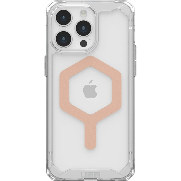 Чохол до мобільного телефона UAG iPhone 15 Pro Max Plyo Magsafe Ice/Rose Gold (114305114348) - зображення 1