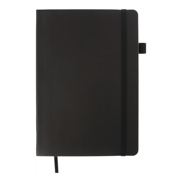 Книга записна Buromax BRIEF, L2U А5 96 аркушів лінія, чорний (BM.295204-01) - зображення 1