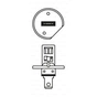 Автолампа Bosch галогенова 55W (1 987 302 801) - уменьшенное изображение 6