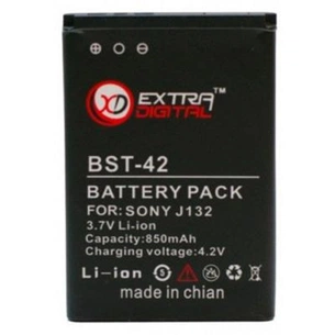 Акумуляторна батарея Extradigital Sony Ericsson BST-42 (850 mAh) (DV00DV6076) зображення 1