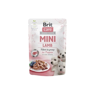 Вологий корм для собак Brit Care Mini для цуценят філе з ягням в соусі (8595602560318) зображення 1