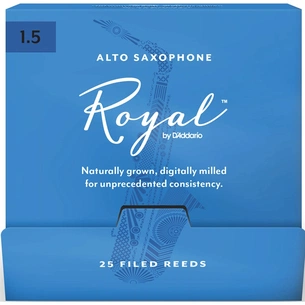 Тростина для саксофона D'Addario Royal - Alto Sax #1.5 - 25 Pack (RJB0115-B25) зображення 1