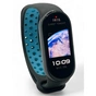 Ремінець до фітнес браслета BeCover Vents Style для Xiaomi Mi Smart Band 9 Black-Blue (711982) - уменьшенное изображение 1