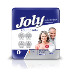 Підгузки для дорослих Joly Трусики 3 Large 8 шт (8690536804160) зображення 1