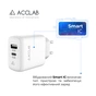 Зарядний пристрій ACCLAB AL-TC220 (1xUSB, 1xType-C) (1283126556494) - зменшене зображення 4