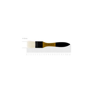 Пензлик для малювання Rosa Щетина флейц, AMBER 2306, №30 (4823098533535) зображення 1