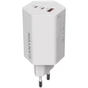 Зарядний пристрій Canyon HEXAGON 65 GaN 65W 2xPD 1xQC EU White (CND-CHAHEX65W) - зменшене зображення 1