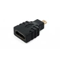 Перехідник HDMI AF to HDMI D (micro) AM Vinga (VCPHDMIFMM) - зменшене зображення 1