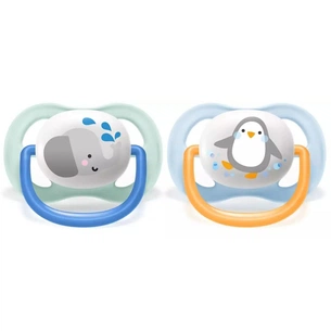 Пустушка Philips AVENT Ultra Air Animal для хлопчиків 0-6 міс (SCF080/05) зображення 1