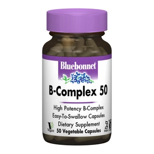 Вітамін Bluebonnet Nutrition В-Комплекс 50, 50 гелевих капсул (BLB0410) зображення 1