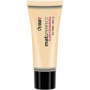 База під макіяж Debby Mat & Perfect Fluid Foundation SPF 15 01 (8009518190816) зображення 1