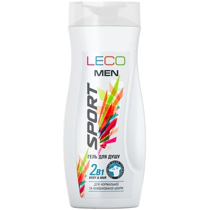 Гель для душу Leco для чоловіків Спорт 250 мл (XL 40022) зображення 1