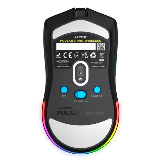 Мишка Hator Pulsar 3 Pro Wireless Black (HTM640) - picture 6