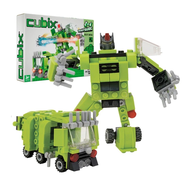 Конструктор Cubix Traxfigure 2-в-1, зелений (39727/1) - зображення 1