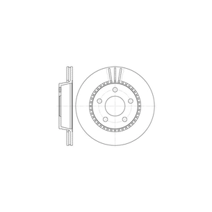 Гальмівний диск REMSA 6356.10 зображення 1