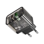 Зарядний пристрій HOCO N34 Dazzling dual-port Black (6931474799166) - зменшене зображення 4