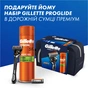 Набір косметики Gillette Бритва Fusion ProGlide з 2 змінними картриджами + Гель для гоління Fusion 200 мл + Косметичка (8700216075459) - зменшене зображення 11