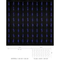 Гірлянда Delux Waterfall С 320LED 3х3 м синій/прозорий IP20 (90018008) - зменшене зображення 2