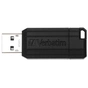 USB флеш накопичувач Verbatim 128GB PinStripe Black USB 2.0 (49071) - зменшене зображення 2