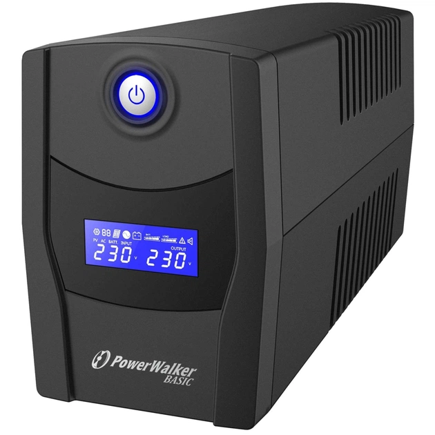 Пристрій безперебійного живлення PowerWalker Basic VI 800 STL (10121073) - зображення 1