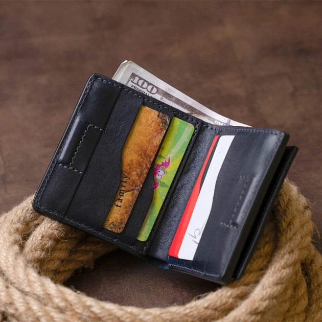 Портмоне Grande Pelle Синє (11332) - зображення 10