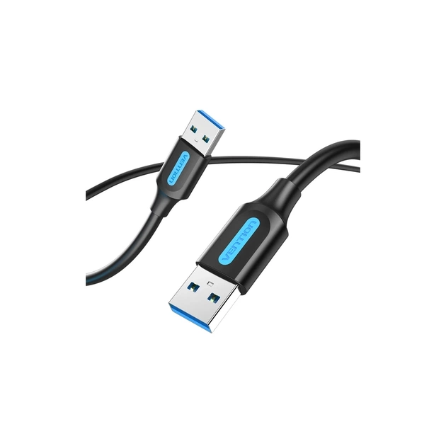 Дата кабель USB 3.0 AM/AM 3.0m black Vention (CONBI) - зображення 1