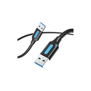 Дата кабель USB 3.0 AM/AM 3.0m black Vention (CONBI) зображення 1
