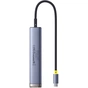 Концентратор Baseus USB-C 7-Port HDMI 4K60Hz + 2xUSB 3.0 + PD + SD/TF 3.0 + 3.5mm gray (B00052803811-02) - зменшене зображення 4