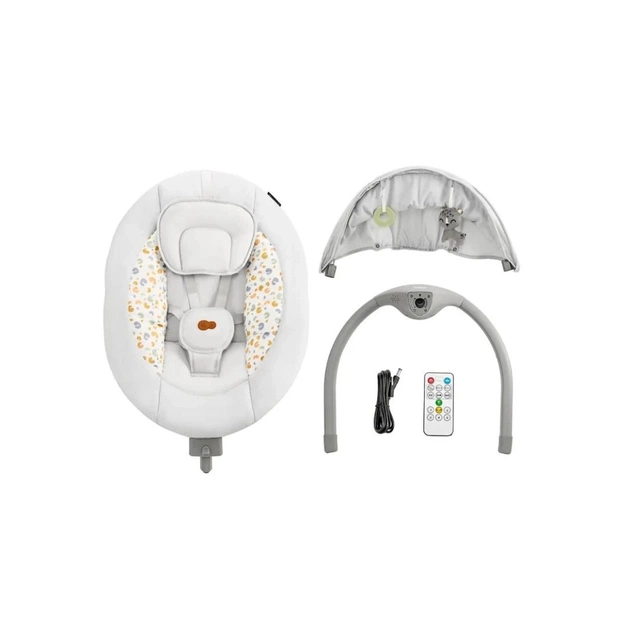 Крісло-гойдалка Kinderkraft Lumi 2 Light Grey (5902533925018) - picture 5