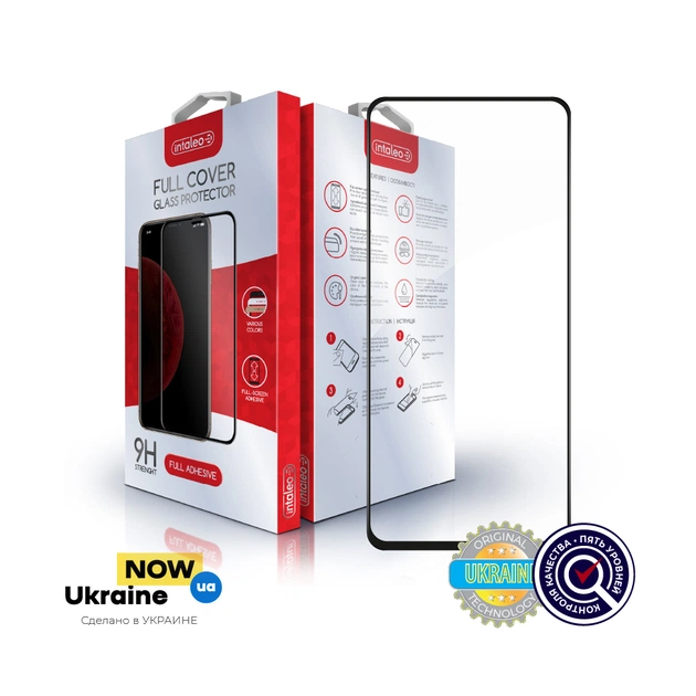 Стекло защитное Intaleo Full Glue Xiaomi Mi 11T Pro Black (1283126518775) - изображение 1