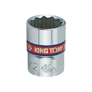 Головка торцева KING TONY 1/4" 7/32" 12PT CHROME (233007S) зображення 1