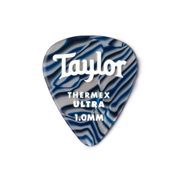 Медиатор Taylor Guitars 351 Thermex Ultra Picks 1.0 Blue Swirl 6 шт. (234444) - изображение 1