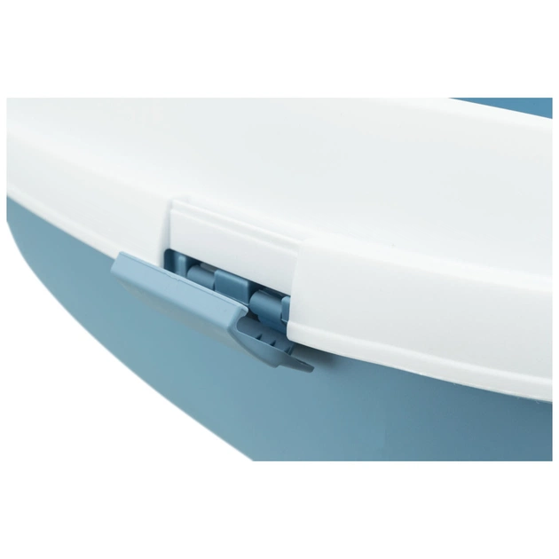 Туалет для котів Trixie Primo XXL з бортиками 56х25х71 см синьо-білий (4011905401751) - picture 3