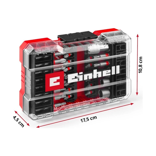 Набір біт Einhell 42шт, HEX, PH, PZ, Torx, 50мм, кейс (118953) - picture 3