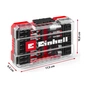 Набір біт Einhell 42шт, HEX, PH, PZ, Torx, 50мм, кейс (118953) - зменшене зображення 3