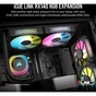 Кулер до корпусу Corsair iCUE Link RX140 RGB PWM Dual Pack (CO-9051020-WW) - зменшене зображення 5