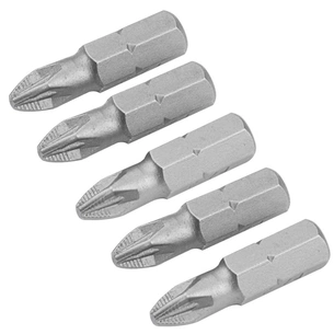 Набір біт Tolsen S2A хрестові РZ 2х25 мм, 5 шт (20273) зображення 1