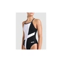 Купальник Arena Diamond Swimsuit Lightdrop Bac 007757-510 чорний, білий 38 (3468337387787) - уменьшенное изображение 3