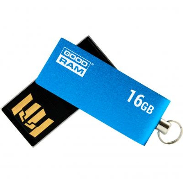 USB флеш накопичувач Goodram 16GB UCU2 Cube Blue USB 2.0 (UCU2-0160B0R11) - зображення 1