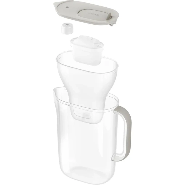 Фільтр-глечик Brita Style Essential XL MXPro 3.6л з картриджем пісочний (1058044) - зображення 3
