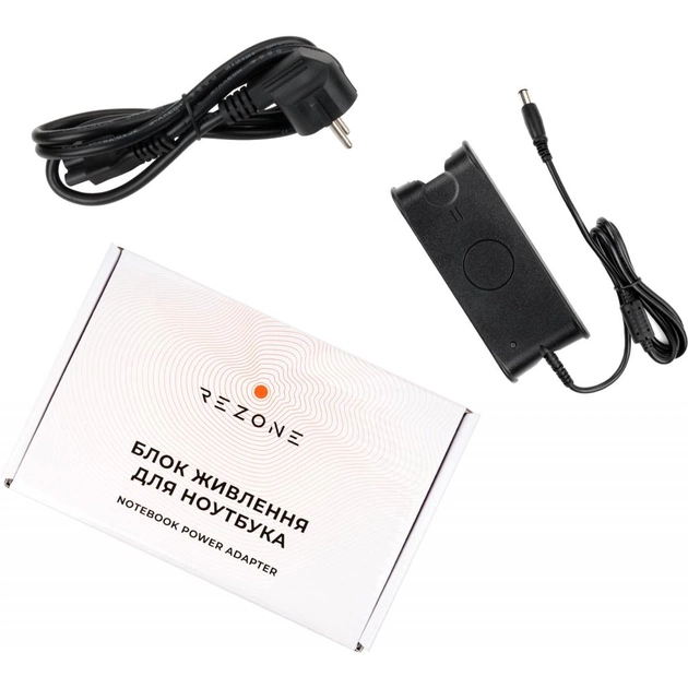 Блок живлення до ноутбуку Rezone DELL 65W 19.5V 3.34A 7.4*5.0 (RZPSDL65197450) - зображення 1