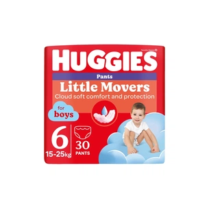 Підгузки Huggies Little Movers/Pants 6 (15-25 кг) Jumbo для хлопчиків 30 шт (5029053564302) зображення 1