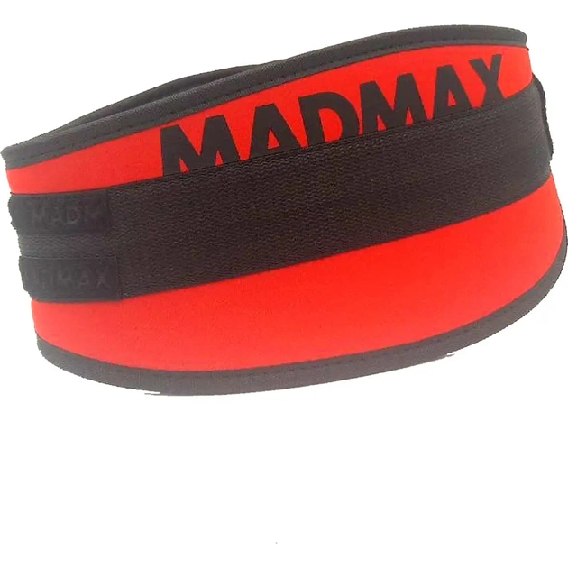 Атлетичний пояс MadMax MFB-421 Simply the Best неопреновий Red XL (MFB-421-RED_XL) - picture 2