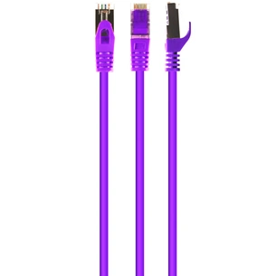 Патч-корд Cablexpert 15м S/FTP Cat 6A CU LSZH violet (PP6A-LSZHCU-V-15M) зображення 1