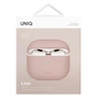 Чохол для навушників Uniq Lino AirPods 4 Silicone Pink Blush (8886463691380) - зменшене зображення 6