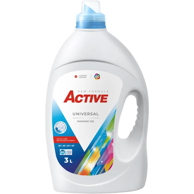 Гель для прання Active PR Universal З ароматом свіжості 3 л (4820196010029) - зображення 1