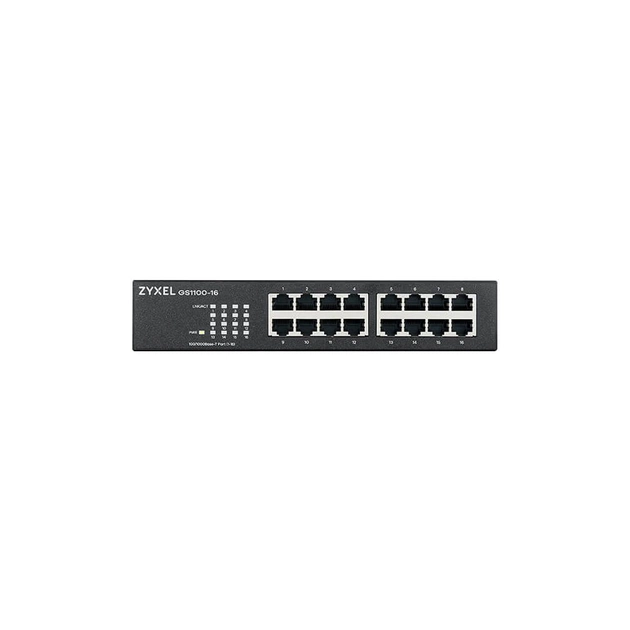 Коммутатор сетевой ZyXel GS1100-16 (GS1100-16-EU0103F) - изображение 1