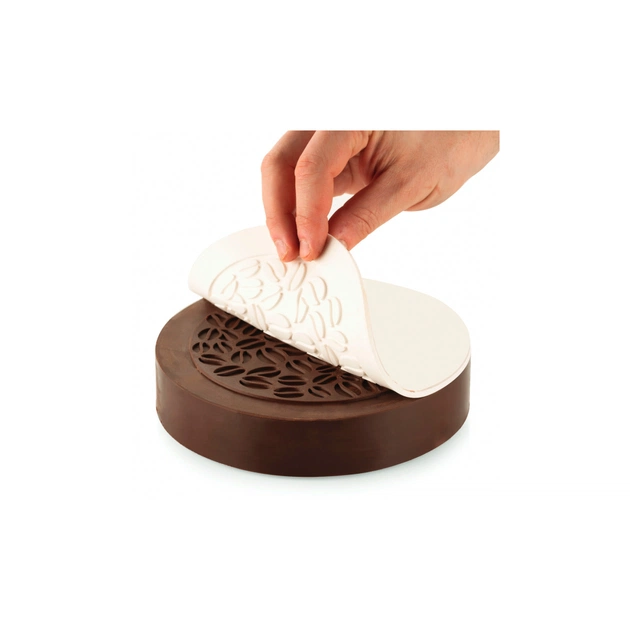 Кондитерський килимок Silikomart для декорування Чізкейк d 180 мм, h 1,5 мм (CHEESECAKE DECOR) - picture 3