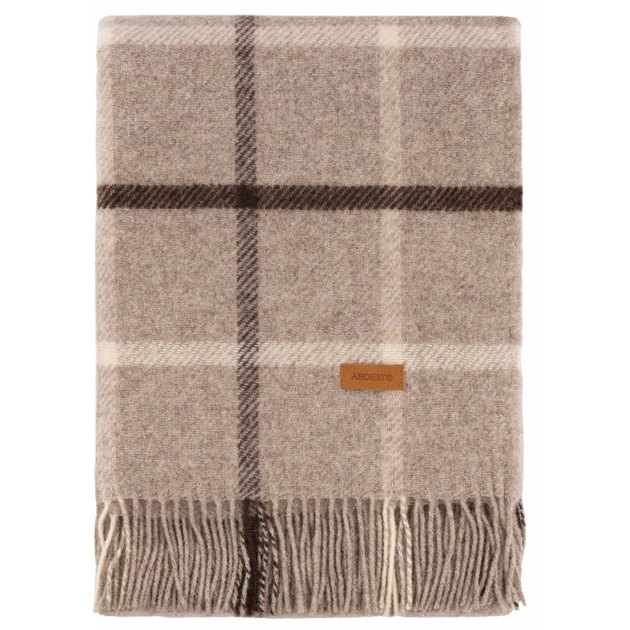 Плед Ardesto Leonardo Alpina 100% вовна, бежевий 140x200 см (ART0702LM) - picture 3