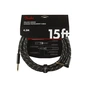 Інструментальний кабель Fender Cable Deluxe Series 15' Angled Black Tweed (228453) - зменшене зображення 1
